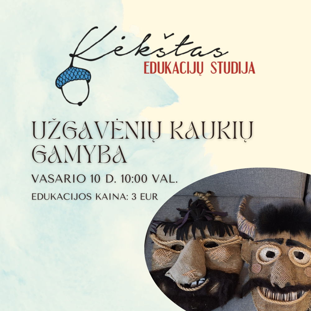 2 Užgavėnių kaukių gamyba