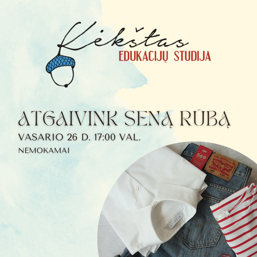 5 Atgaivink seną rūbą