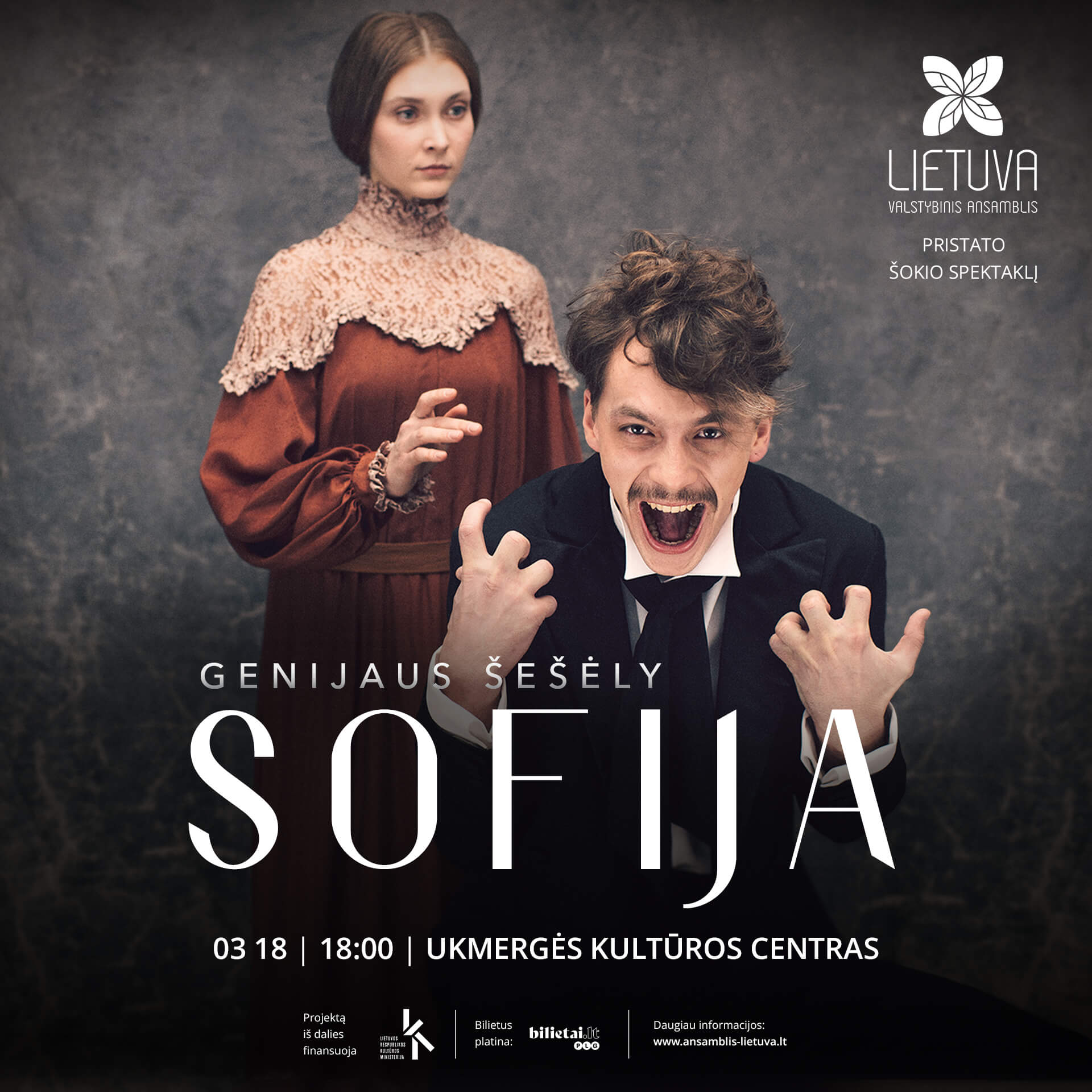 Lietuva'26_SOFIJA_Meta ads 1920x1920_UKMERGE Šokio spektaklis „Sofija”