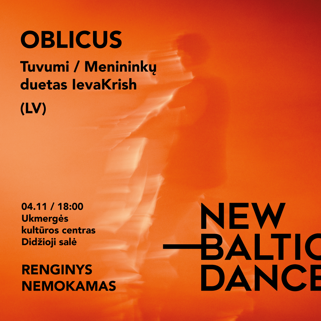 2026_NBD_1080x1080 Šokio spektaklis „Oblicus“