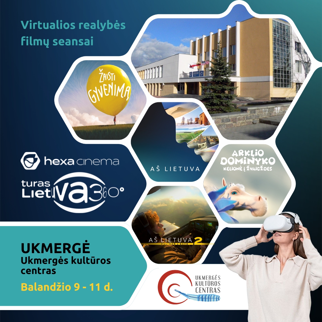 Ukmergė FB post Virtualios realybės filmai