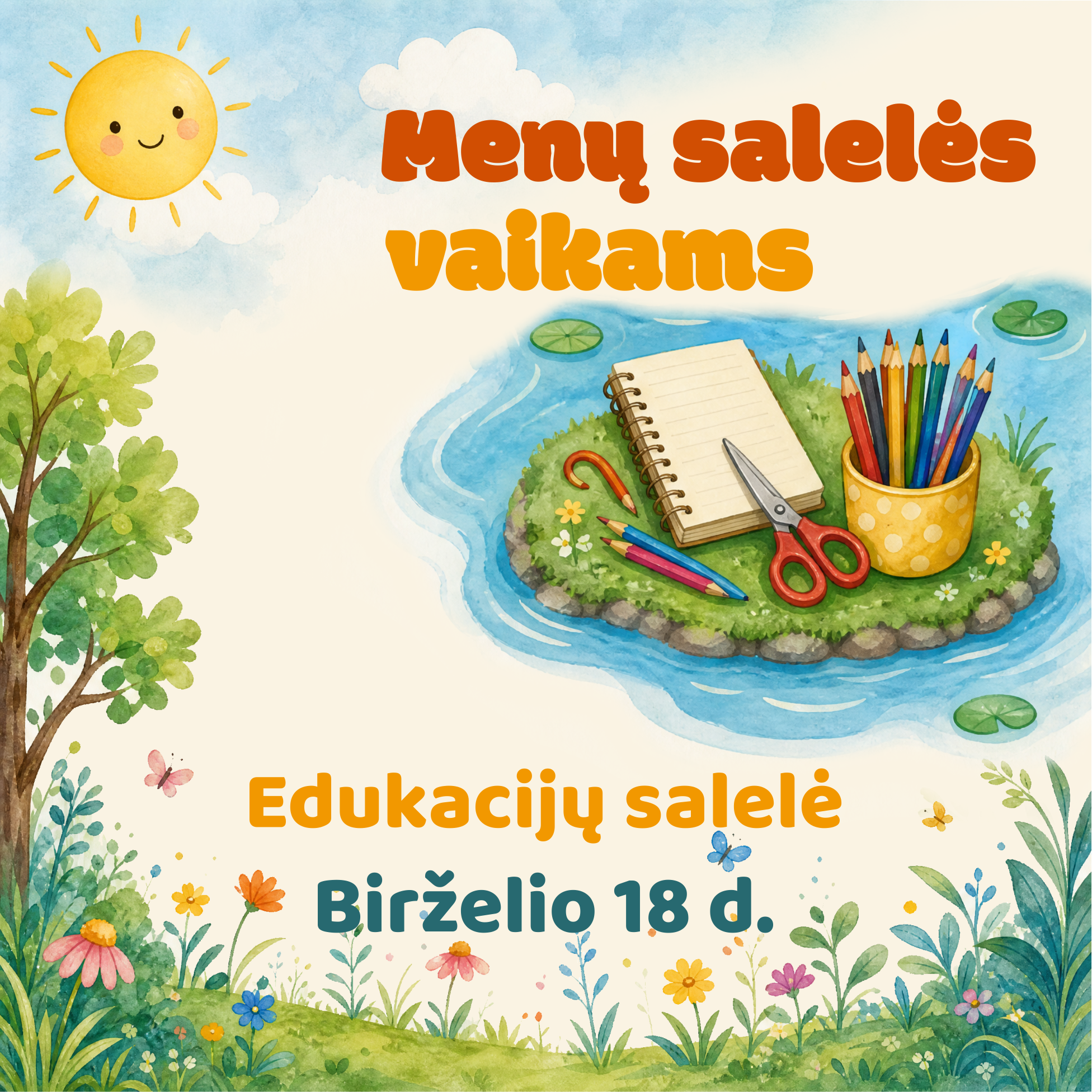 Menų salelės EDUKACIJOS Edukacijų salelė vaikams