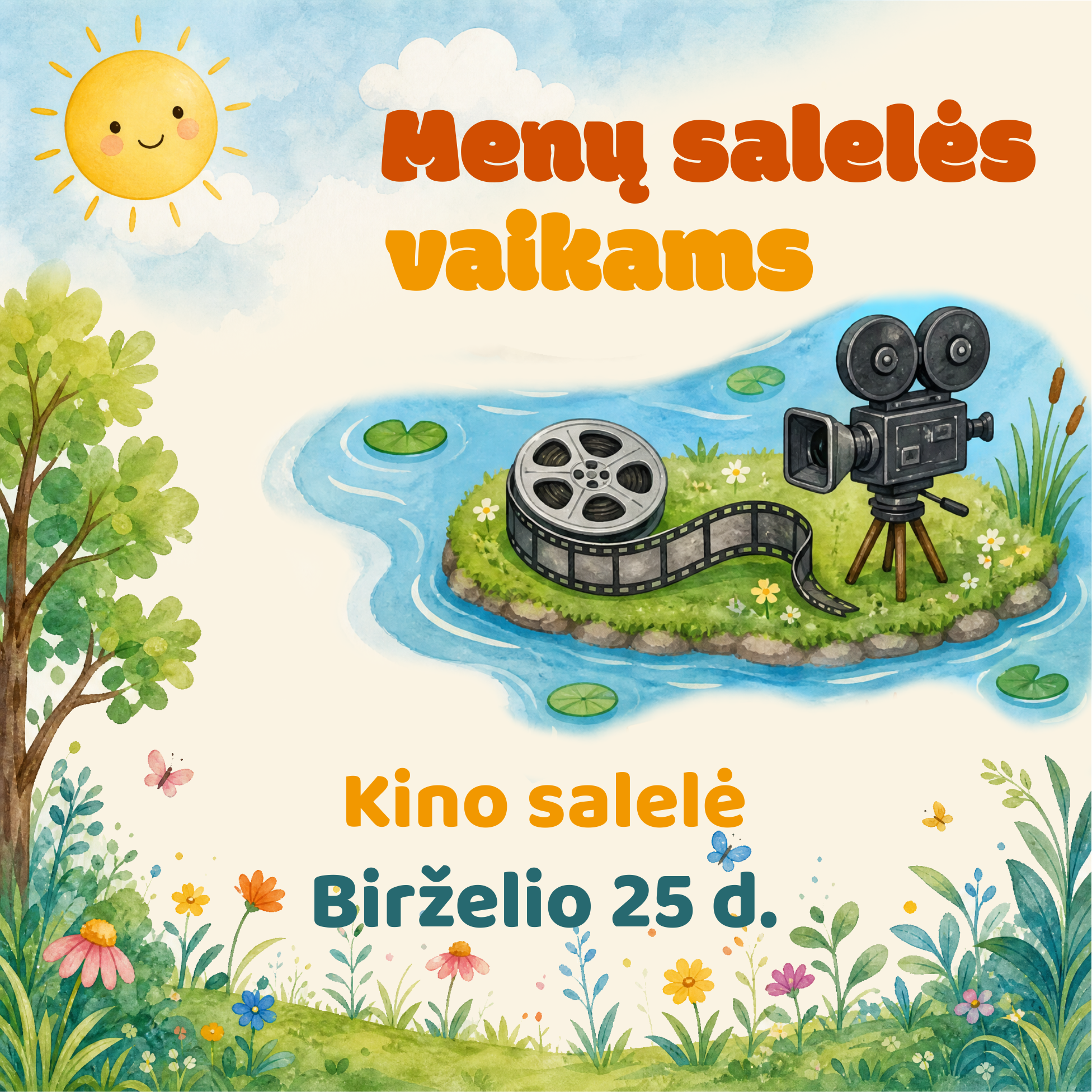Menų salelės KINAS Kino salelė vaikams