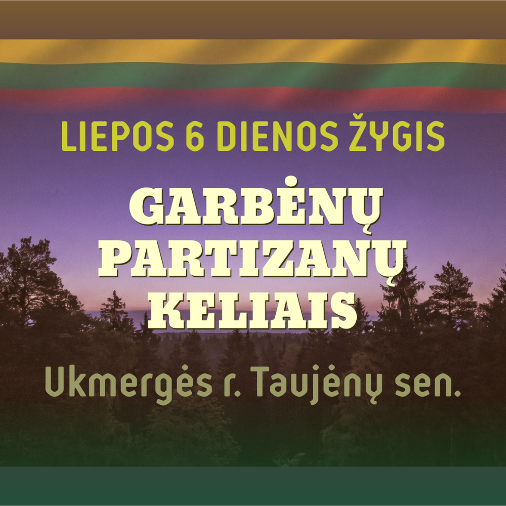11 LIEPOS 6 DIENOS ŽYGIS