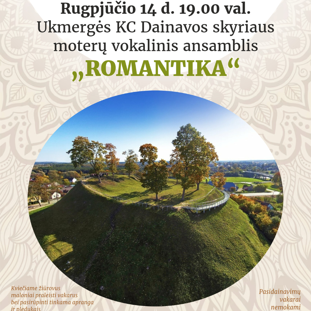 Romantika Pasidainavimų vakaras su „Romantika“