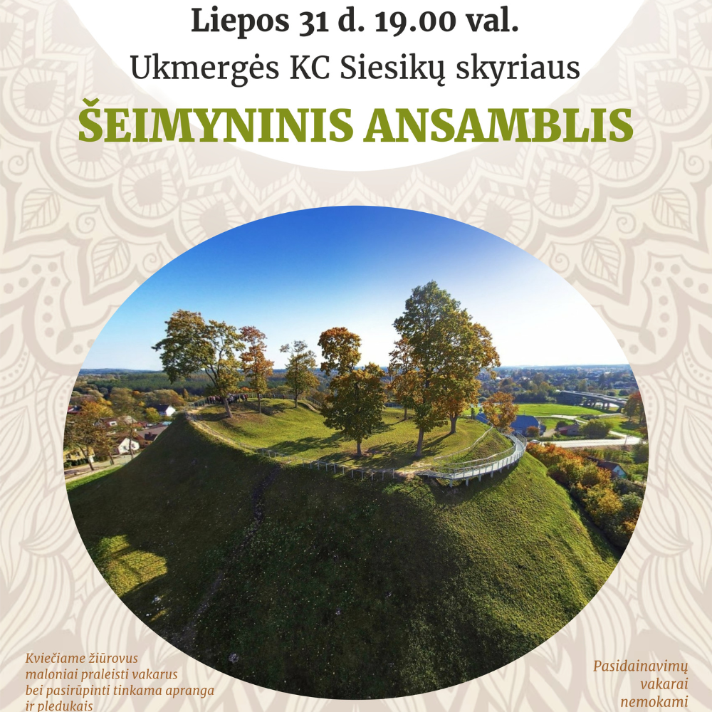 Šeimyninis ansamblis Pasidainavimų vakaras su šeimyniniu ansambliu