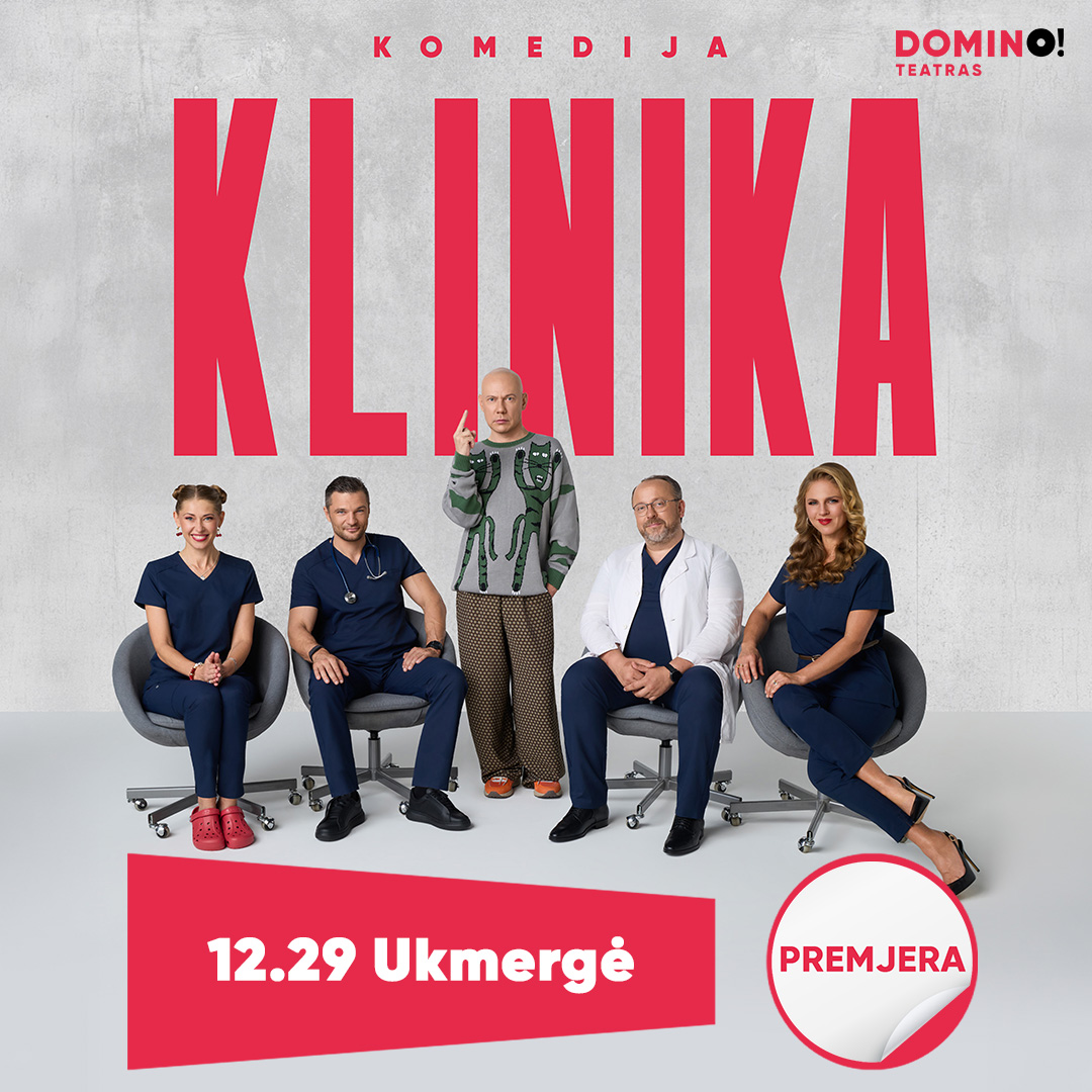 KLINIKA_1080x1080-ukmerge Domino teatro spektaklis „Klinika“