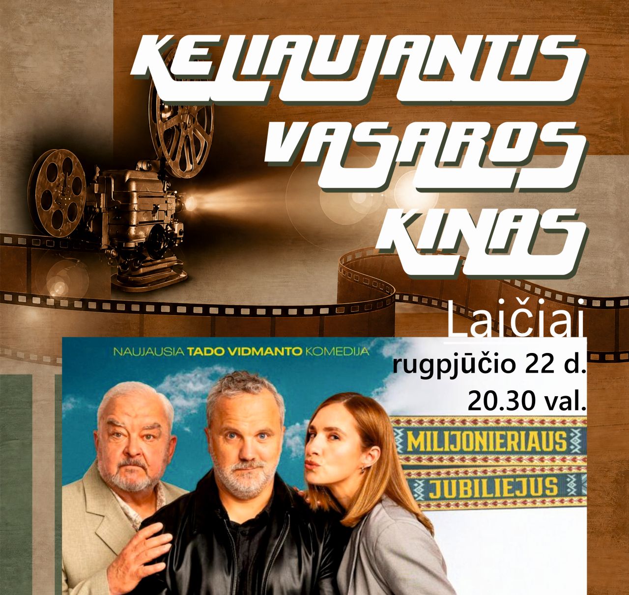 Keliaujantis vasaros kinas Laičiuose