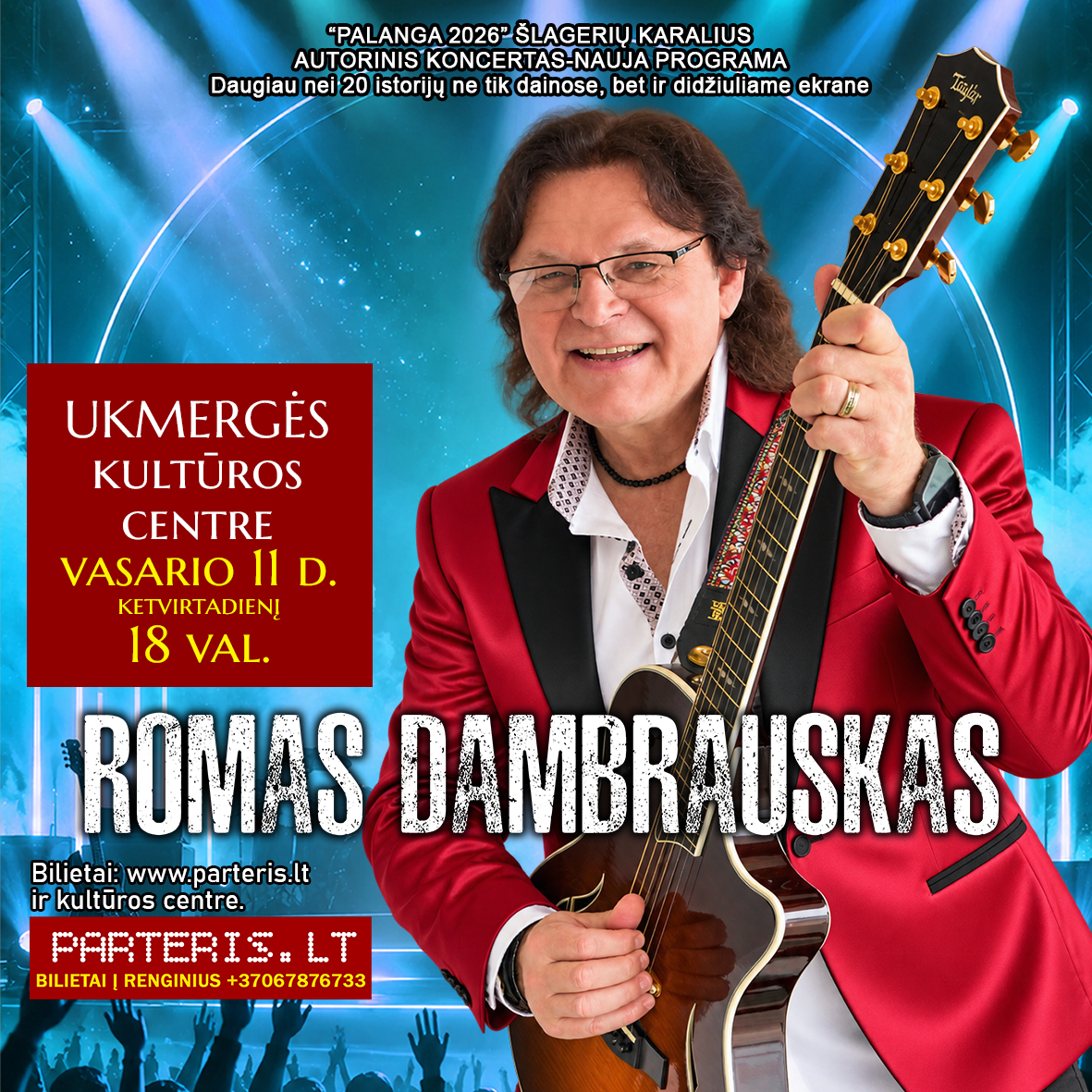 1 prie 1 Romo Dambrausko autorinis koncertas