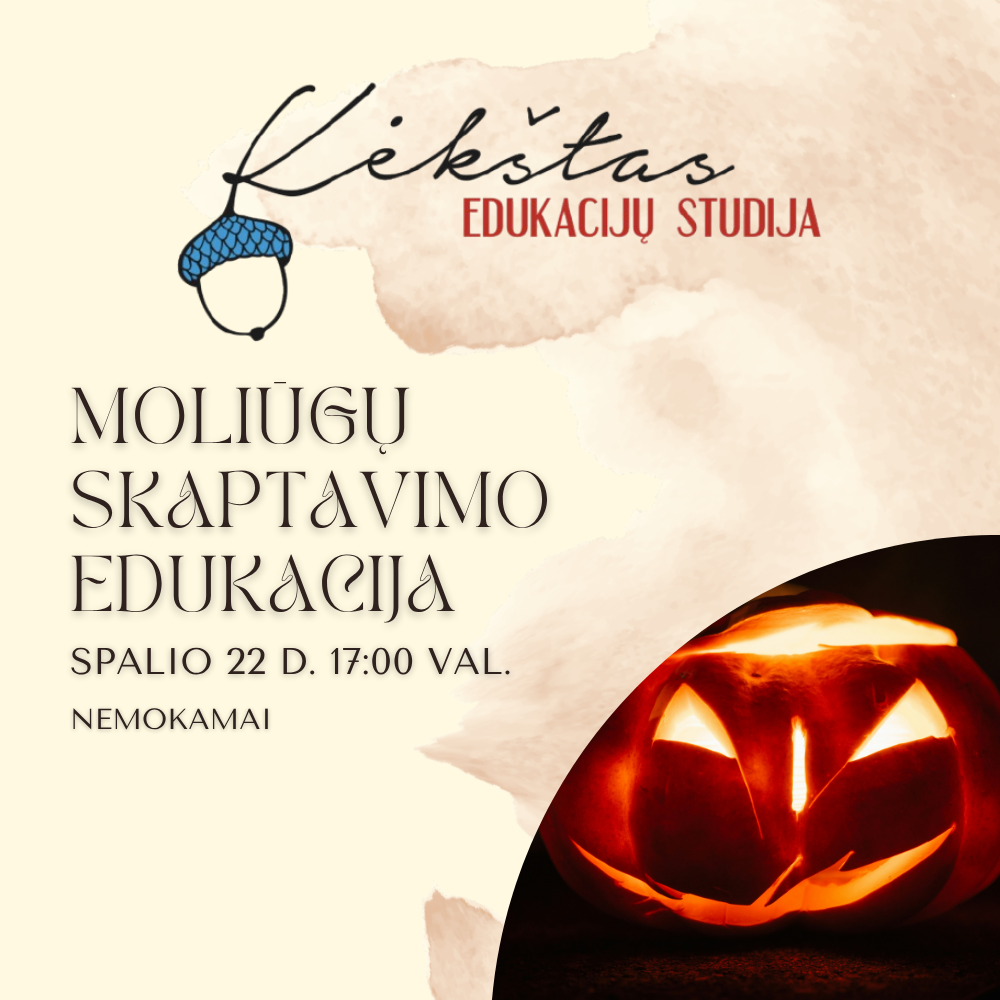 11 (1) Moliūgų skaptavimo edukacija